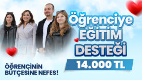 BÜYÜKŞEHİR'DEN ÜNİVERSİTELİ GENÇLERE 14 BİN LİRALIK BURS MÜJDESİ