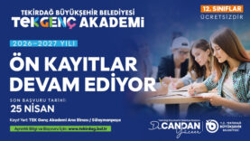 TEK GENÇ AKADEMİ’DE YENİ DÖNEM KAYITLARI DEVAM EDİYOR