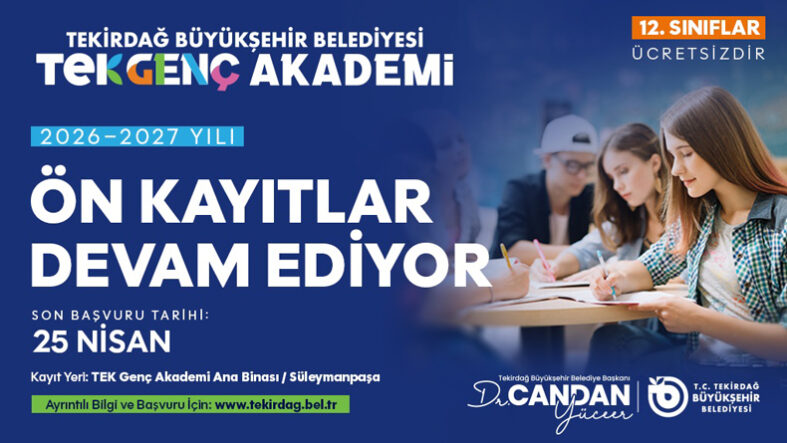 TEK GENÇ AKADEMİ’DE YENİ DÖNEM KAYITLARI DEVAM EDİYOR